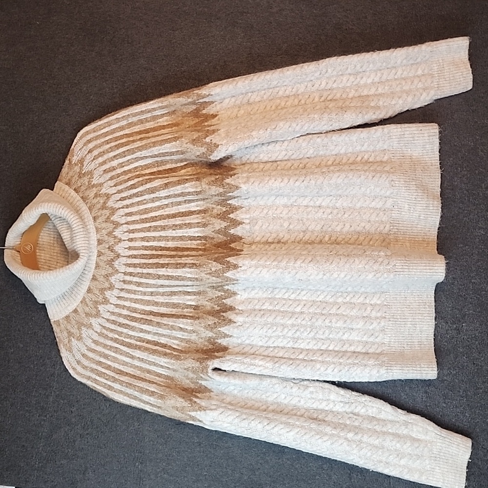 Evereve Hadley Fair Isle Sweater Small